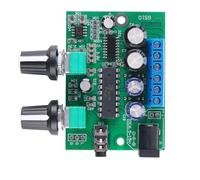 TEMOOUES 2.1 Channel Subwoofer Amplifiers Board HiFi Sound Systems With 12V Power Input For Home Theater Home Theater Amplifiers Circuit Board