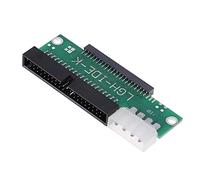 TEMOOUES 2.5 To 3.5 IDE Adapter 2.5 Inch 44 Pin Hard Disk Drive Laptop IDE To 40 Pin 3.5 Inch Desktop PC PATA Port Converter Card Hard Drive Adapter
