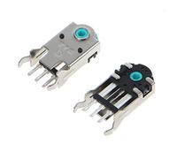TEMOOUES 2 Pcs Original Highly Accurate 13mm Green Core Slider Wheel Core Red Green Computer Middle Board Scroll Board Accurate Drop Ship Switches Repair Parts