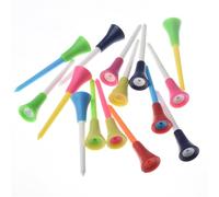 TEMOOUES 30Pcs Standard Golfs Tees for Long Distances Hitting Base Low Resistance Set