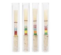 TEMOOUES 4Pcs Oboe Whistles with Storage Box Mediums Strength Soft Handmade Oboe Whistles Woodwind Instrument Accessory for Begin