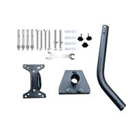 TEMOOUES Adjustable Mount For Standard Dish Metal Pipe Adapter Long Wall Roof Heavy Duty Mounting Set Communication Accessories