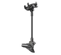 TEMOOUES Adjustable Smartphone Holder Stand Clamp For Carts & Baby Carriages Musical Instrument Bikes With Enhances Friction Outdoor Phone Stand