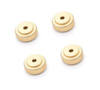 TEMOOUES AntiVibration Music Equipment Feet Aluminum Base Noise Reductions Spikes Feet Pad For HiFi Systems Vibrations Dampening Spikes