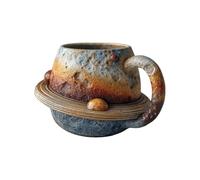 TEMOOUES Astronomy Theme Ceramic Coffee Mug Collection Space Planet Theme Dishwasher Safe Cup for Hot Cold Beverages Earth Moon Sun Mugs