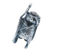 TEMOOUES Brass Lanyard Beads Hedgehogs Shape Paracord Cord Beads Charm For Paracord Pendants Buckles Enduring Parachute Cord Unique Designs