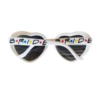 TEMOOUES Bride To Be Glasses Heart Shape Eyeglasses Bridal Party Bridesmaid For Bachelorette Bridals Shower Party Glasses
