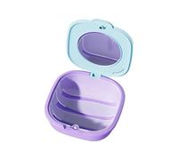 TEMOOUES Compact Portable Retainers Case Holder For Invisible Aligners Hygienic Storage Box With Secure Lid Design Detachable Aligner Storage