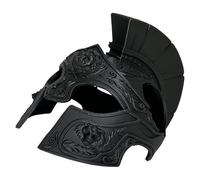 TEMOOUES Creative Cats Cosplay Equipment 3D Printing Cats Helmet for Entertaining Role Playing Scenes and Memorables Photographs Pet Make Up Roman Centurions Helmet