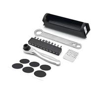 TEMOOUES Durability Bike Maintenance Set with Closure Folding Tool Case for and Spare Part Storage Bike Frame Storage Box
