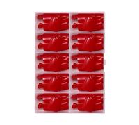 TEMOOUES Easy Apply 120pcs Press on Nails False Toenails Set For Women Short Acrylic Toe Nails Tips Artificial False Toenails