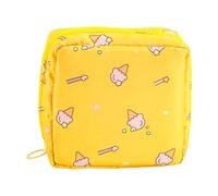 TEMOOUES Effective Lady's Personalize Care Pouches Practical Period Pad Organization Bag for Office School and Outdoor Activities Waterproof Menstrual Product Organizers