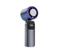 TEMOOUES Handheld Fan 199Adjustable Speed With Superconducting Ice Ceramic Cooling Rechargeable Battery USB Port For Outdoor Speed Cooling Fan With Ice Ceramic