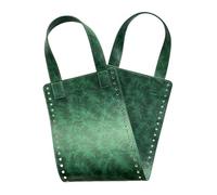 TEMOOUES Knitting Crochet Handbag Sewing Accessories PU Bottoms Handles For Making Bag Crochet Bag Parts Handicraft PU Bottoms Handles For Making