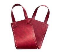TEMOOUES Knitting Crochet Handbag Sewing Accessories PU Bottoms Handles For Making Bag Crochet Bag Parts Handicraft PU Bottoms Handles For Making