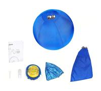 TEMOOUES Large Inflatable Ball For Dogs Toy For Backyard Beach Outdoor Activity Interactive Dog Ball Active Breeds Backyard Exercise Dog