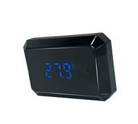 TEMOOUES LED Display Thermometers For Aquarium Fishtank High Accurate Stick On Thermometers With Temperature Sensing Cordless Water Temperature With Display