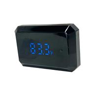 TEMOOUES LED Display Thermometers For Aquarium Fishtank High Accurate Stick On Thermometers With Temperature Sensing Cordless Water Temperature With Display