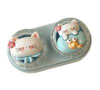 TEMOOUES Lenses Case and Removal Tool Compact Size Rubber Eye Inserter Easy Carry Applies Contacts Safely Compact Drawer Organizers