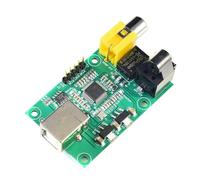 TEMOOUES LJMSA9123 USB To SPDIF Optical Auditory Adapter 24BIT 192KHz High Frequency For Audiophiles And Engineers Digital Auditory Interface