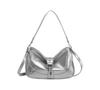 TEMOOUES Modern Women's Handbag Soft PU Leather Armpit Bag Shoulder Bags Satchel Suitable For Shopping And Social Gatherings Stylish Work Bag