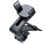 TEMOOUES Multiangle Car Dashboard Phone Holder Bracket Base Stand User Friendly Firm Hold 360 Degree Rotatable For Men And Women Clear Views Driving