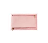 TEMOOUES Premium PU Leather Travel Essential Organizers Zippered Closure Document Protector Card Slots Cash Storage for Vacation Cruise Business Trip Stylish PU Travel Essential Organizer