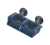 TEMOOUES Reptiles Feeders Bowl Water Dish With Suction Cup Lizards Anti-Escape Supplies Iguanas Worms