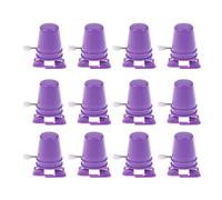 TEMOOUES Set Of 12 Small Winds Up Robot Simple Operations Winds Up Robot For Kids' Learning And Adults' Collection Toy