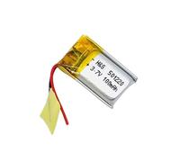 TEMOOUES Single 3.7V 80mAh Polymer Battery 501220 Outgoing Cable With Protective Plate For Various Electronics Headsets Battery
