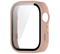TEMOOUES Toughened Glass Screen Protector Integrated Full Coverage Antiscratch Shell Watch Housing Sleeve Guard For Watch Fit 4 Stylish Outdoor Activity Case