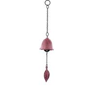 TEMOOUES Traditional Japanese Temple Bells Antique, Rustproof, Soothing Ringing Sound Yard Wind Chimes, Outdoor Yard Wind Bells