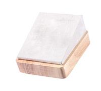 TEMOOUES Velvets and Wood Jewelry Stand Elegant Necklace Organization and Display Rack Pendant Holder for Drawers and Counters Fashionable Jewelry Rack