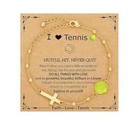 TEMOOUES Versatile Adjustable Ball Crucifix for Men Women Classical Design Wristband Lightweight Alloy Everyday Comfort Daily Wristband