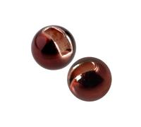 Temorah 35 Colors 2.0-6.4mm Slotted Tungsten Beads for Fly Tying (Metallic Brown, 2.0mm(5/64'') 50PCS)