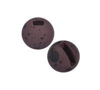 Temorah 35 Colors 2.0-6.4mm Slotted Tungsten Beads for Fly Tying (Mottled Matte Brown, 4.0mm 50PCS)