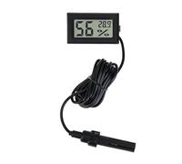 Temp Humidity Monitor - Digital Lcd Temperature Humidity Meter, Precise Monitoring Device, Portable Reptile Tank Instrument, Easy Read Display | Practical Measurement Solution For Tortoise Home