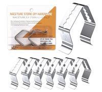 Temp Probe Clip 6 Pack - Four Holes Grill Temperature Probe Holder Clips for All Universal Probe, Work for Wireless, Bluetooth, Grill Thermometer for Outside