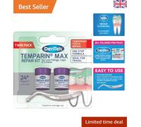 Temparin Max Complete Dental Repair Kit for Lost Fillings and Loose Crowns