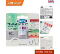 Temparin Max Dental Repair Kit: 12+ Fixes for Lost Fillings & Loose Caps