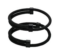 TempBeau Nautical Braided Rope Bracelets Set - 1Pcs/2Pcs/6Pcs/10Pcs/12Pcs Adjustable Braided Cord Bracelet, Handmade Navy Marine String Bracelet with Metal Knot, Men Women Braided Bracelets Gifts, One