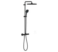 Shower Column Grohe Tempesta Cube 250 Thermostatic, 2 jets Black Mat 266892431