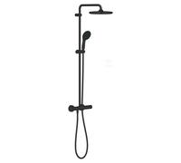 Shower Column Grohe Tempesta 250 Thermostatic, 2 jets Black Mat 266702431