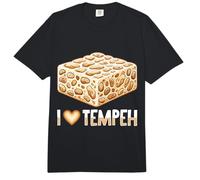 Tempeh Eater Food Lover Design for Veggie Fans Comfort Colors Adult Heavyweight T-Shirt