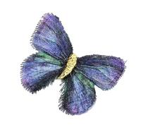 Temperament Butterfly Brooch For Women Embroidered Lapel Pin Accessory Stylish Animal Jewelry For Suits And Dresses Embroidered Corsage