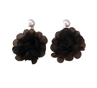 Temperament Dangle Earrings Vintage Flower Drop Pendant Earrings Statement Jewelry Fashion Simple Small Hoop Vintage Flower Drop Jewelry Womens Party Gifts