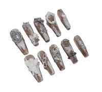 Temperament-enhancing manicure, niche design and wearing a heavy fake film show white and long hands to modify hands.(M)