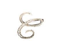 Temperament Fashion Elegant 26 Initial Rhinestone Brooch For Women Gold Brooch For Women A Z 26 Alphabet Initial Brooch For Teen Girls Jewelry Pin Backings (C, One Size)