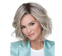 Temperament Fluffy and Comfortable Short Curly Pixie Wig Heat-Resistant Synthetic Short Wig Suitable for Middle-Aged and Elderly People (Photo Color 14in)