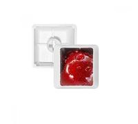 Temperate Red Fruits Picture Cherry PBT Keycaps for Mechanical Keyboard White OEM No Marking Print